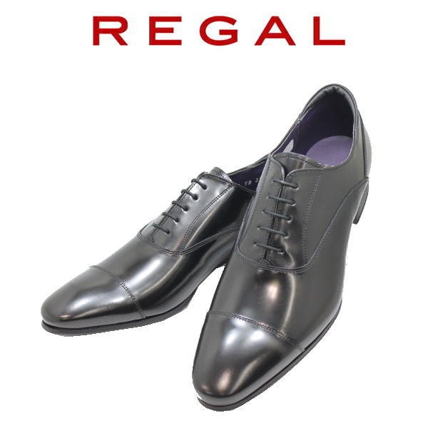 【メンズブランド革靴】REGAL　25.0cm　ストレートチップ　人気シューズ