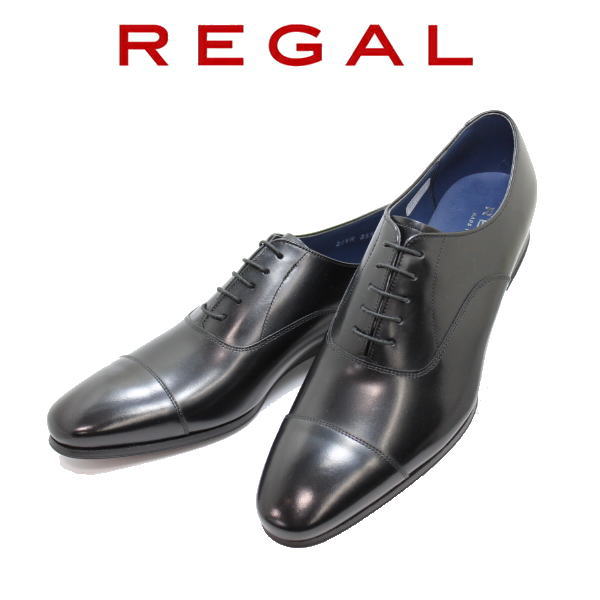 REGAL ビジネスシューズ 21VR BC 黒 ストレートチップ 革靴 メンズシューズ